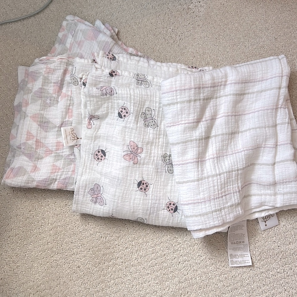 Baby muslin swaddle blankets -Aden +Anais